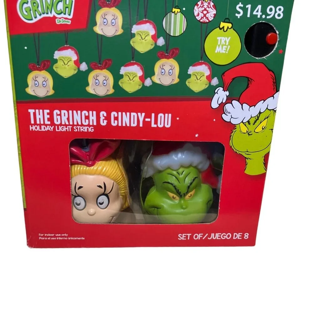 The Grinch & Cindy-lou Holiday Light String